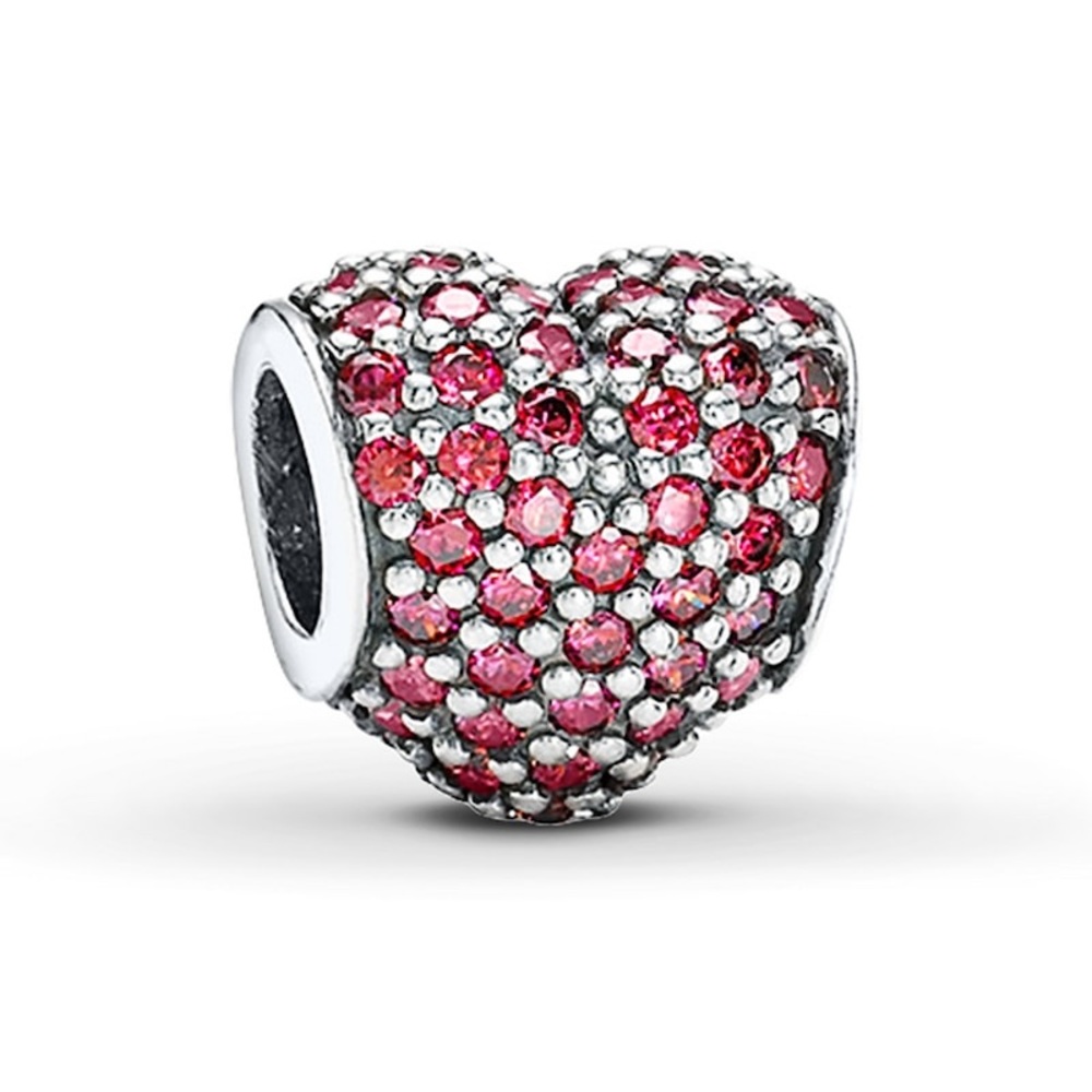 Pandora Heart Pave Charm